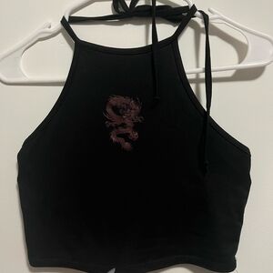 👑Rue 21 dragon crop top